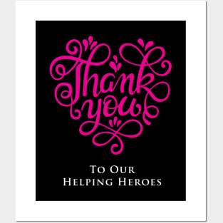 Thank You to our Helping Heroes Posters and Art